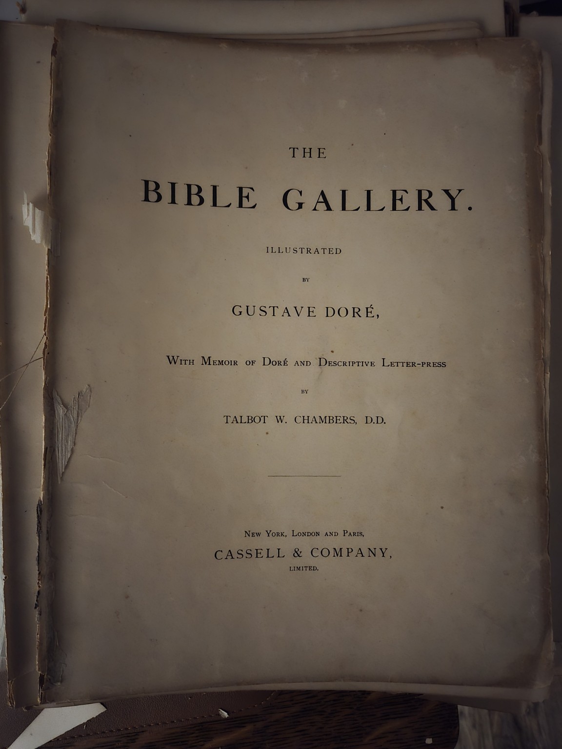 Title page · Doré, Chambers and Cassell