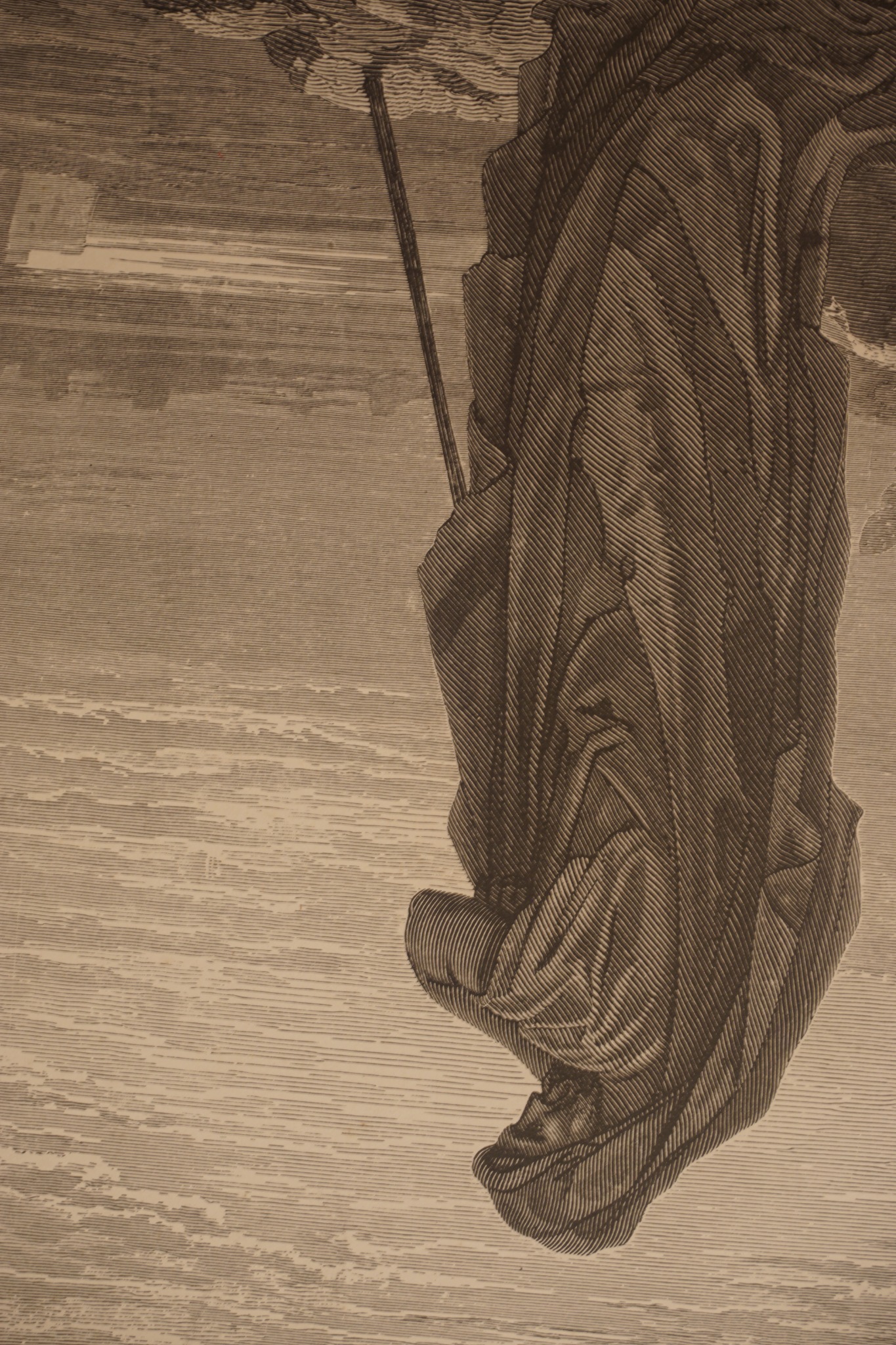 The Prophet Amos: A Voice for Justice, close-up photograph of the original illustration