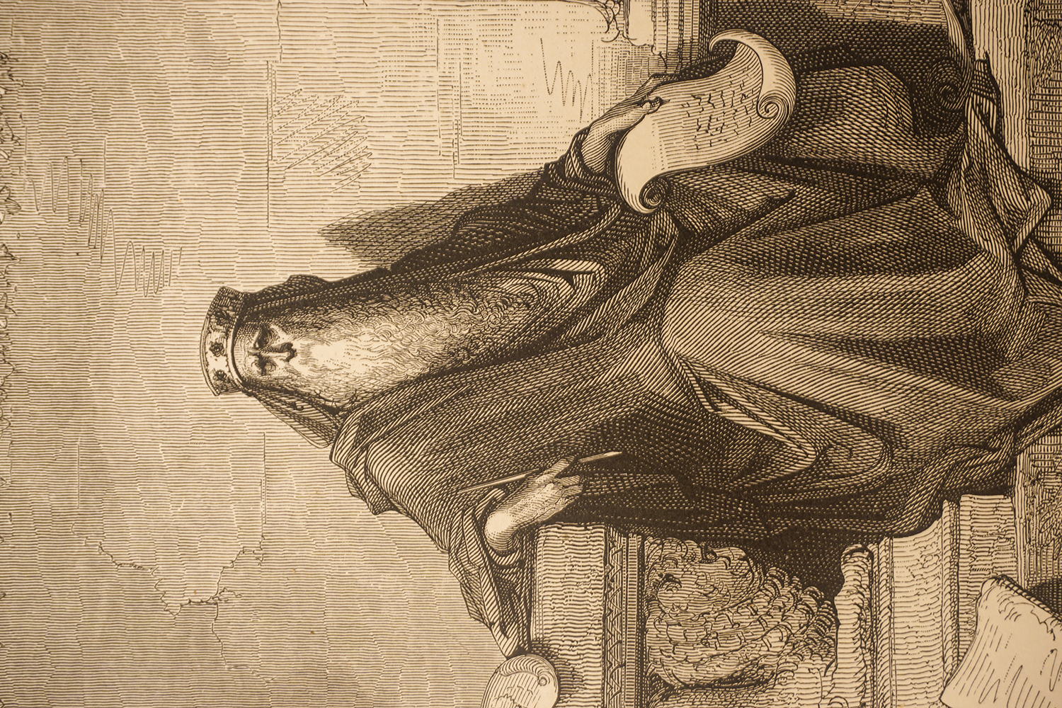 Solomon, photograph of the original illustration